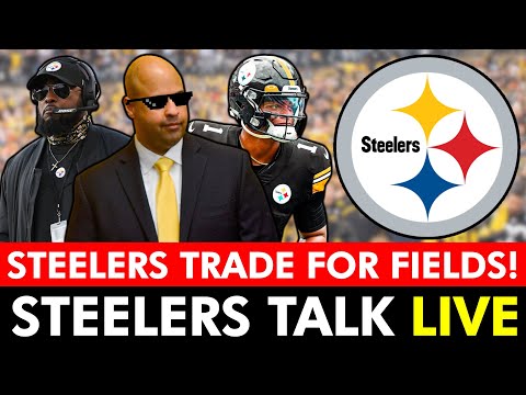 Steelers Talk Live: Justin Fields TRADED To Pittsburgh! Live Reaction & Trade Details