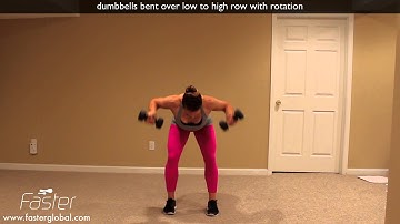 dumbbells bent over low to high row with rotation.mov