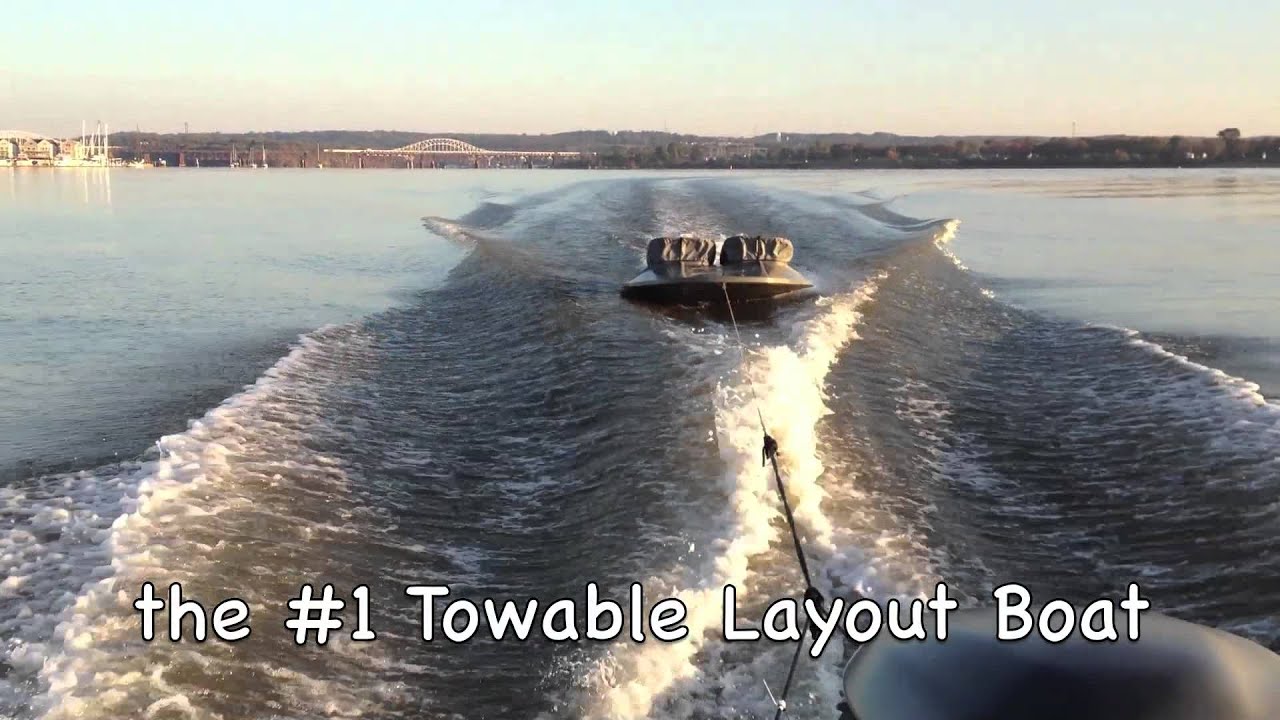 Bankes Boats 2 Man Revolution Layout Boat: Towing - YouTube