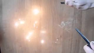 Ferrocerium - Magnesium flint Slow motion (16x slower)