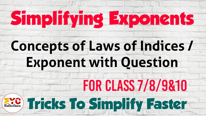 Simplifying Exponent with Fractions, variables, Negative Exponents, Multiplication and Division