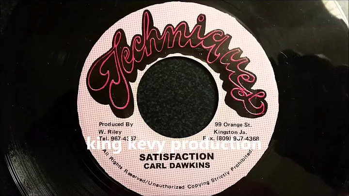 Carl Dawkins - Satisfaction - Techniques 7" w/ Ver...