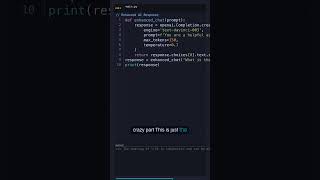 Build ChatGPT in 20 Lines — Mind Blown! #Shorts