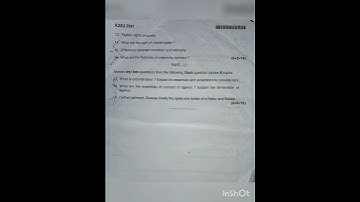 third semester B.com degree exam 2022 Business regulatory frame work