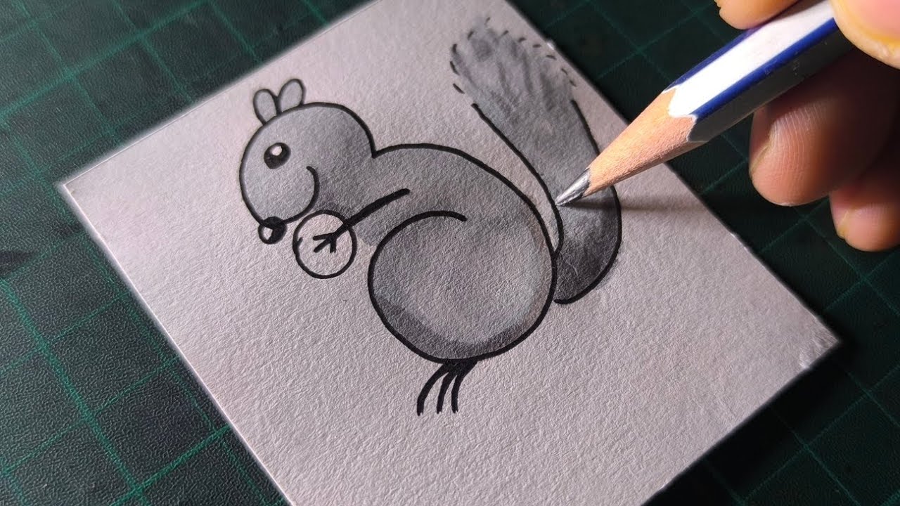 "Master the Art: Step-by-Step Guide to Draw a Squirrel Like a Pro! 🐿️✏️"