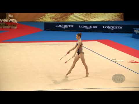 MARTIN Hannah GBR 2018 Rhythmic Worlds Sofia BUL Qualifications Clubs