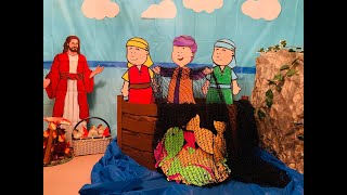 MANUALIDAD-PERSONAJES BIBLICOS EN CARTULINA