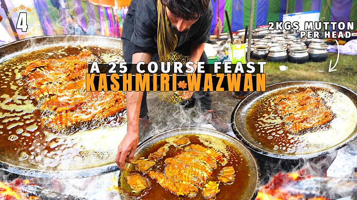 India's Largest 25-Course NON-VEG Feast | KASHMIRI...