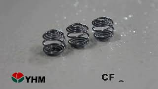Compression spring W.D 0.5mm｜CNC Compression Spring Machine  CF-310｜YHM Wealth