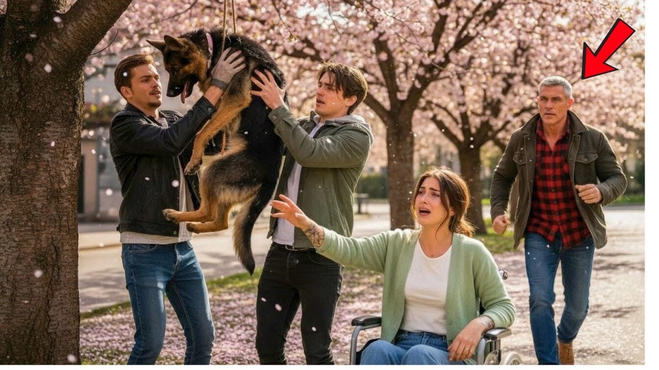 «Они пнули мою собаку!» — закричала она. Действия ветерана заставили замолчать всю улицу.