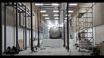 Chilled water buffer tank installation