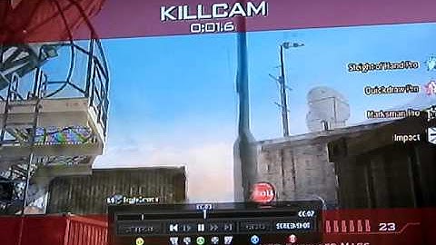 Mw3 Random Throwing knife across the Map at Dome Best killcam ever
