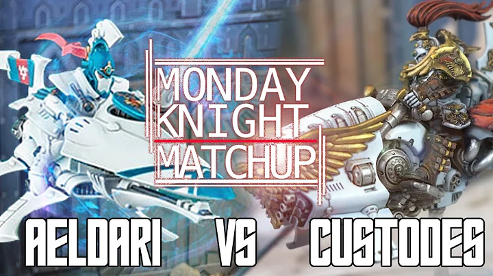 Aeldari vs Adeptus Custodes Warhammer 40k Battle R...