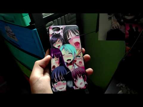 Ahegao Phone Case Unboxing / rem stickers
