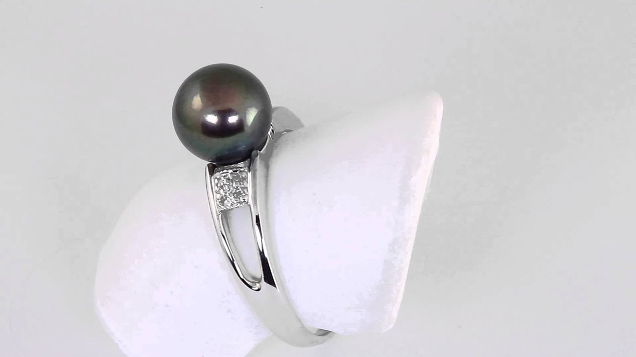 black pearl ring e219