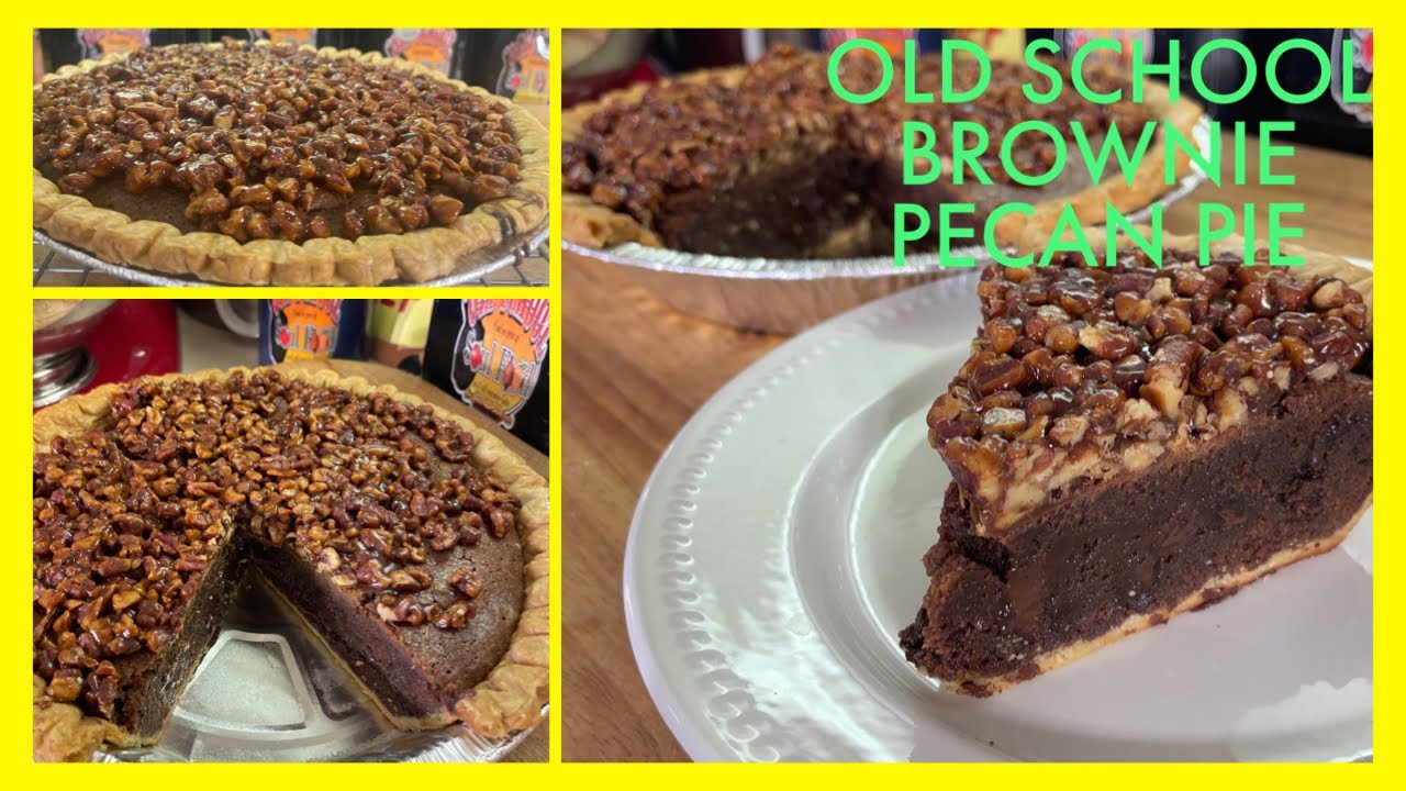 A Chocolate And Pecan Lovers Delight All In One Pie OLD SCHOOL BROWNIE A Chocolate And Pecan Lovers Delight All In One Pie OLD SCHOOL BROWNIE