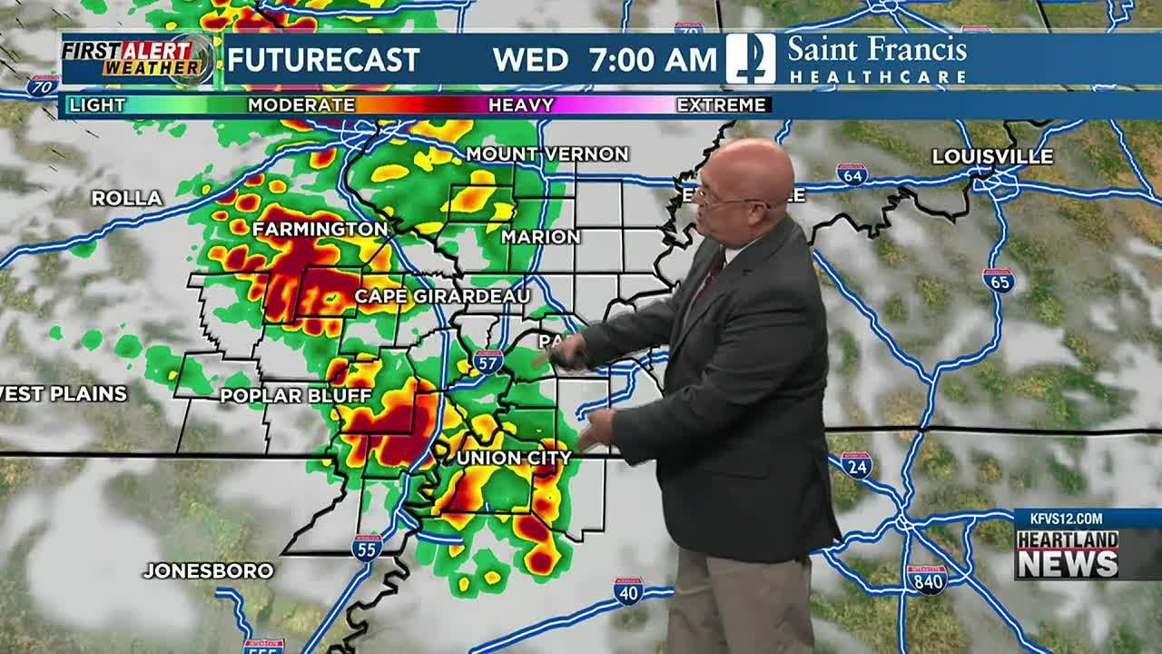 First Alert: Cooler temps, tracking rain this week - YouTube