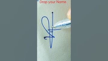 "Vikas"Digital signeture || Kaise Signeture Banate Hain #shortsvideo #shorts #viral