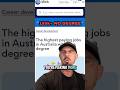 Australia’s highest paying job without a university degree #university #jobtip #Australia