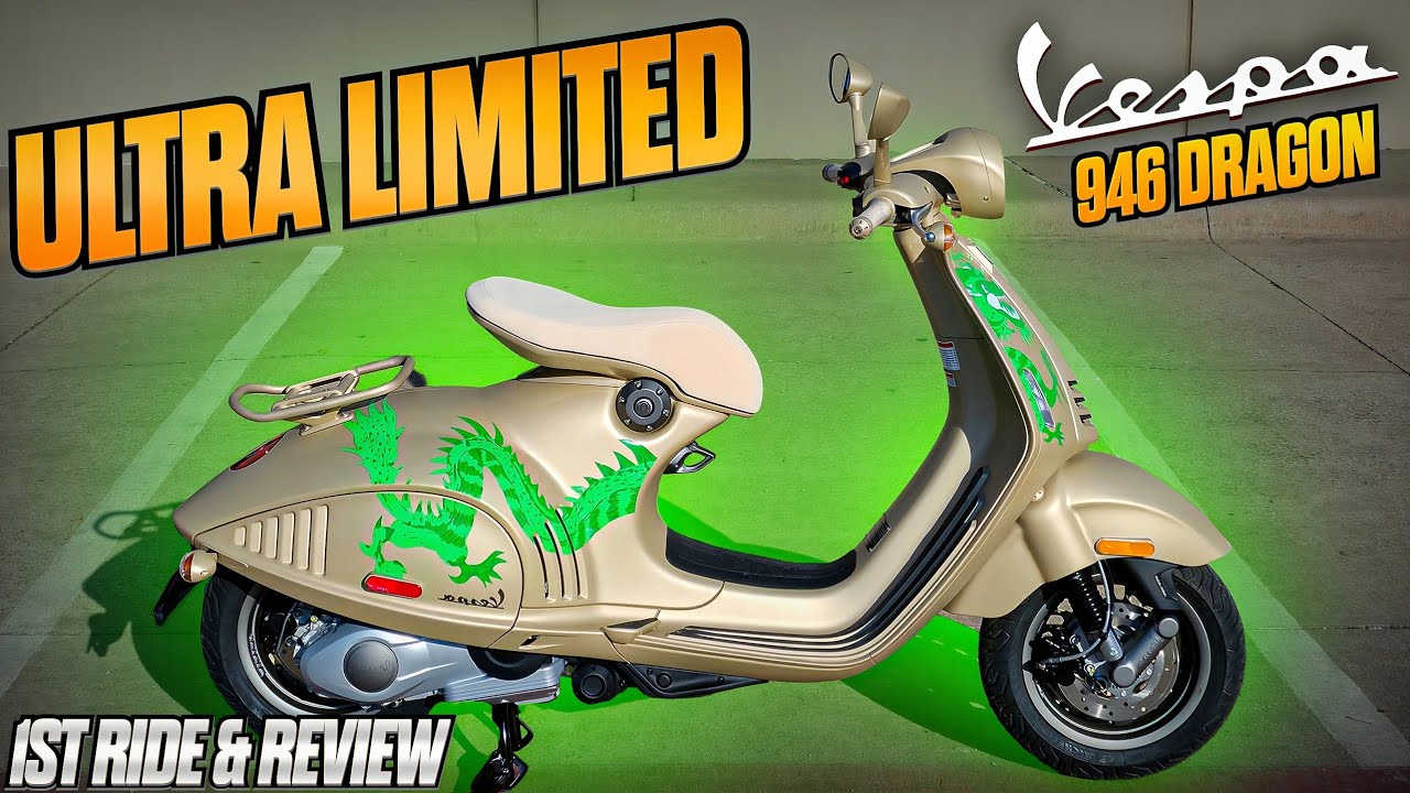 VESPA 946 DRAGON — Why This Scooter is such a RARE FIND!