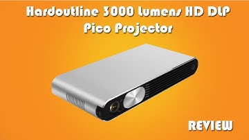 Hardoutline 720P 3000 Lumens 3D Pico Projector Review