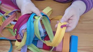 Cremalleras y cintas de mochila en colores divertidos
