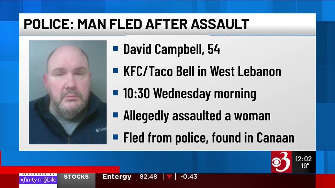 Police arrest New Hampshire man following assault, chase - YouTube