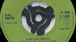 Alice Cooper (isolated instrumental track) Raped and Freezin’