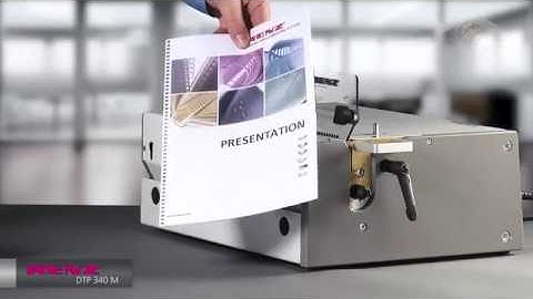 RENZ Binding Machine - DTP 340M | DBC Group Ireland