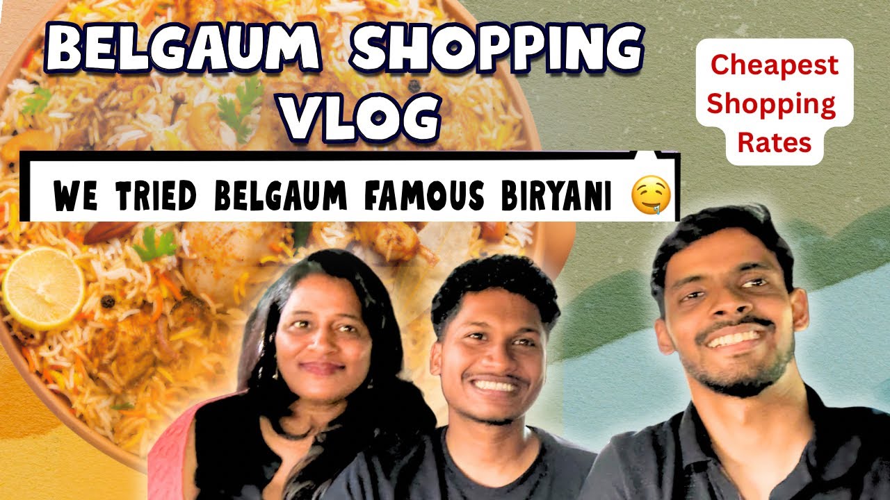 Belgaum Shopping Vlog 😱 Famous Biryani + Cheapest Market Ever! #goanvlogger #streethacker99 
