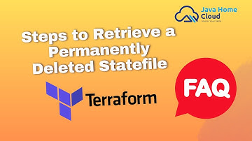 Terraform how to retrieve permanently deleted state file | terraform interview questions