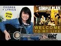 Simple Plan - Welcome to my life (acoustic cover KYN) + Chords + Lyrics