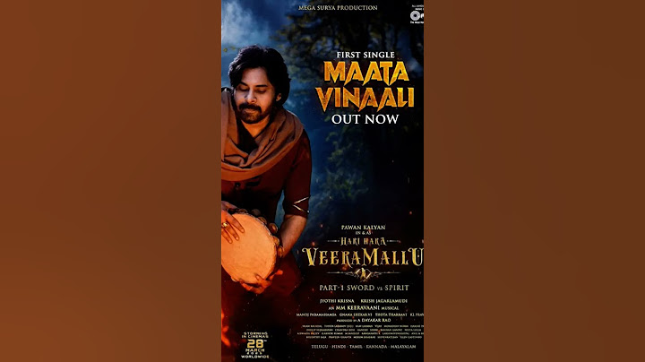 Maata Vinaali Song #maatavinaalisong #maatavinaalisongshorts #pawankalyan #haraharaveeramallu