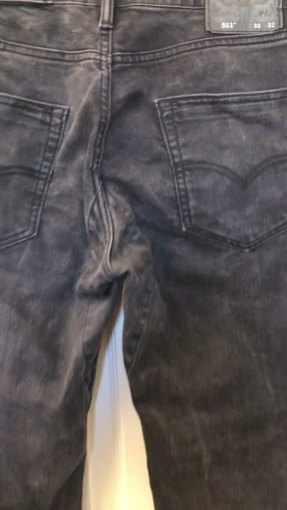 Levi's 511 Men's Black Denim Jeans: Classic Style with Modern Comfort! #levis #levis511 #blackjeans