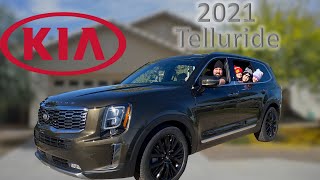 How Car seats fit in the 2021 Kia Telluride SX | Full Size Family