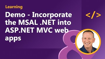 Demo - Incorporate the Microsoft Authentication Library into ASP.NET MVC web apps