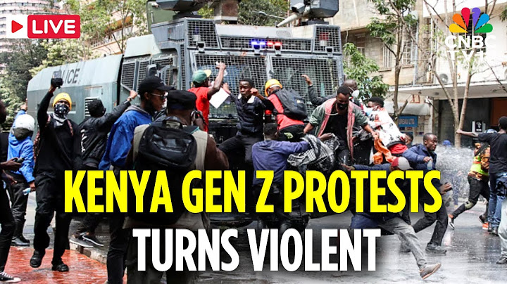 LIVE: Kenya Gen Z Anniversary Protest | Tension Escalates as Protesters March to Police Station|N18G