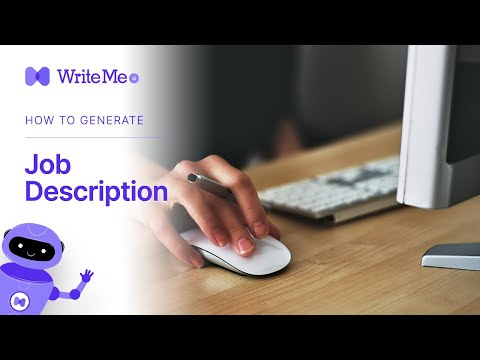Get Creative With Your Job Description Using WriteMe.ai - Job Description Generator by WriteMeAI