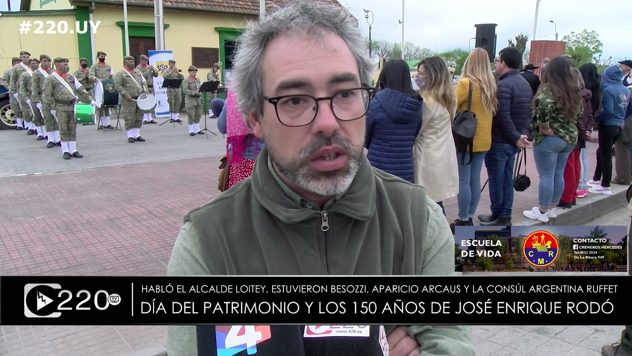 Día del Patrimonio y los 150 años de José Enrique Rodó