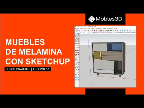 Sketchup para Carpinteros — #10 — Crear y aplicar materiales