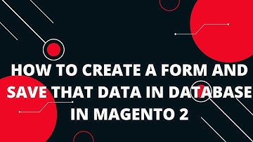 How to create a form and save that data in database in Magento 2 | Custom contact Form Extension