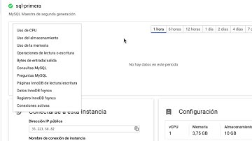 ¿Cómo lanzar y configurar nuestro servidor SQL en CGP - Google Cloud Platform?