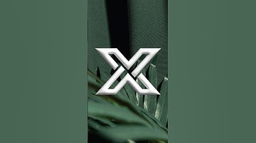 X monogram logo... welcome to Day 24 of my A to Z monogram logos