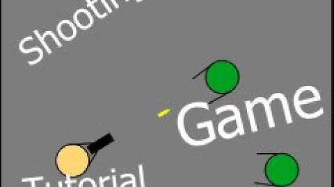 Scratch tutorial: Shooter game Part1