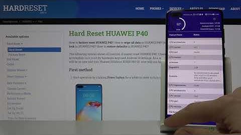 Huawei P40 - Check the CPU-Z Pro Specification