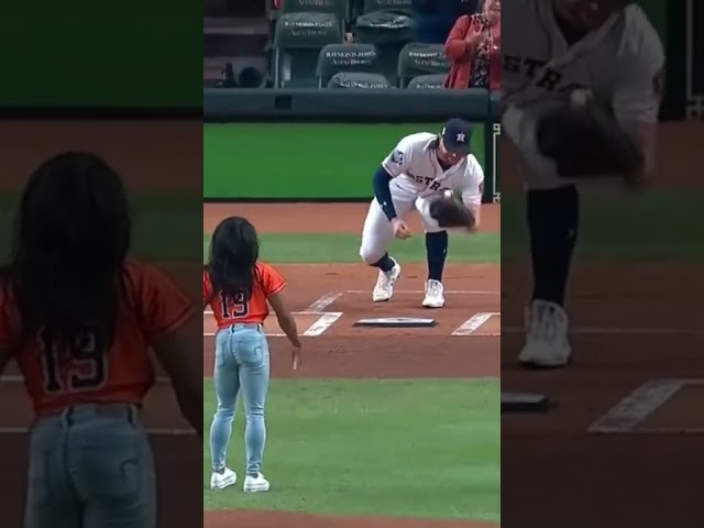 The most shocking first pitches in history 😳 class=