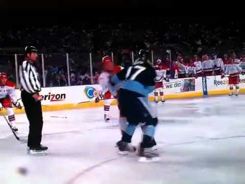 Winter Classic Fight: John Erskine, Michael Rupp