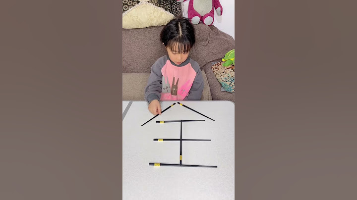 Move A Chopstick To Change The Whole Character Into Another Chinese Character! #funny #comedy #cute