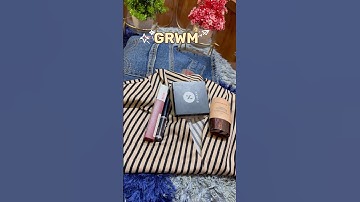 🍁 GRWM for College | No-Makeup Makeup Look #grwn #makeup #minivlog #outfit #ootd #shorts #fashion