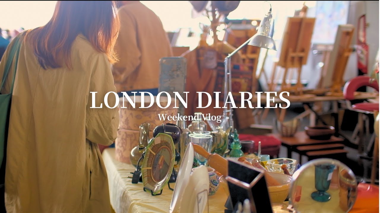ロンドンvlog：好きなことを楽しむ週末｜東ロンドン散策しながら雑貨屋巡り＆ヴィンテージフリーマーケット｜イギリスに住んで変化したこと3つ｜Boxhillでトレッキング｜Barbicanで映画｜